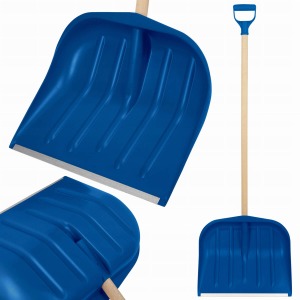Pelle à neige promotionnelle avec grattoir style bois
