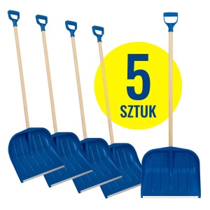 Ensemble de 5 pelles à neige personnalisables pour le déneigement