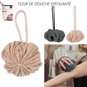 fleur de douche personnalisable exfoliante, 2-fois assorti