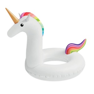 Bouée gonflable personnalisable géante forme licorne 120cm