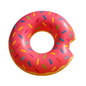 Bouée Gonflable publicitaire Géante Forme Donut 105 cm Mulitcol