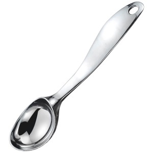 Cuillère à glace e publicitaire en métal Luxy 17cm