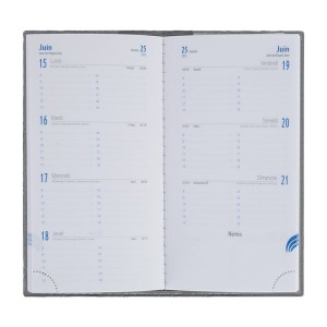 Agenda semainier de poche