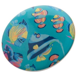 Badge publicitaire dôme