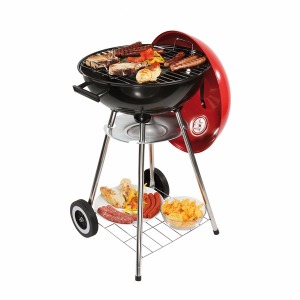 Barbecue à charbon personnalisable rouge