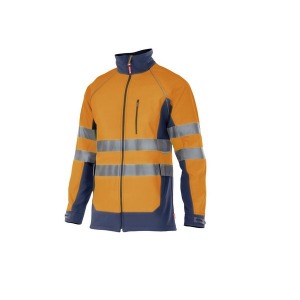 Fermeture grand zip contrasté et étanche