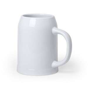 Chope à bière e publicitaire en céramique 700 ml