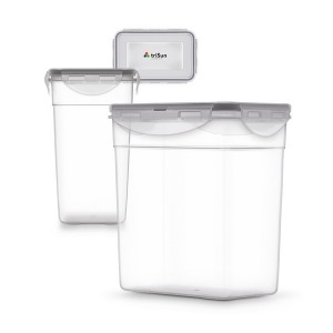 Boite repas publicitaire ou rangement 1.5 l avec couvercle