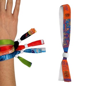 Bracelet personnalisable inviolable en satin - sublimation 1 face