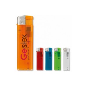 Briquet électronique translucide