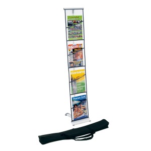 Brochure Displays publicitaire Pliant 4 Cases + Sac N.M.