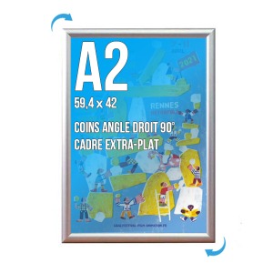 Cadre Affichage personnalisable CLIC-CLAC Mural A.2 (594x420 mm)
