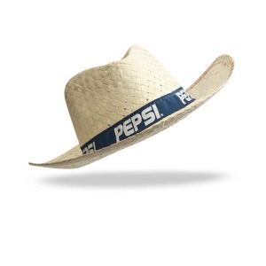 Chapeau paille personnalisable blanche PLANTEUR