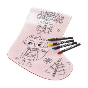 Chaussette de Noël publicitaire en non-tissé 80g/m²