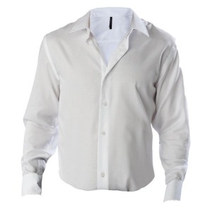Chemise ajustée homme manches longues sans repassage Kariban