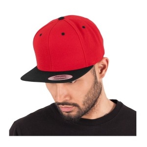 Casquette avec logo snapback bicolore