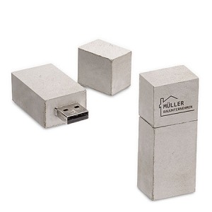 Clé usb personnalisable en béton