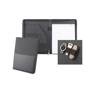 Conférencier personnalisable A4 Duotone Zip