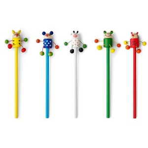 Crayon à papier personnalisable avec figurine
