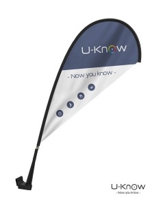 Drapeau personnalisé pour voiture avec fixation