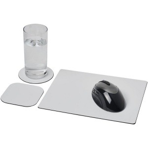 Ensemble de tapis de souris et sous-verre personnalisable Brite-Mat®