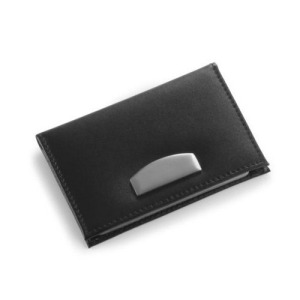 Etui porte-cartes personnalisable en cuir d'une capacité de 20 cartes