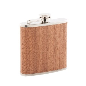Flasque personnalisable 17cl finition bois