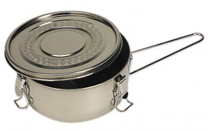Gamelle inox ronde inox 7 x ø 15cm