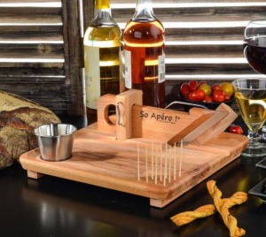 Guillotine à saucisson avec plateau