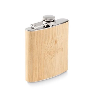 Flasque publicitaire en bambou 175ml