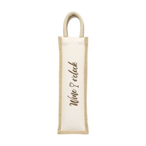 Jute Canvas Double Wine Bag sac personnalisable à vin