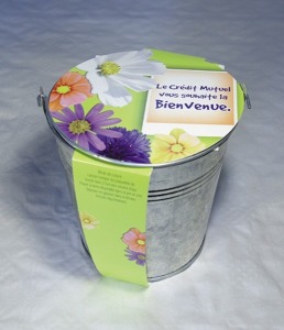 Kit de plantation pot zinc 12cm