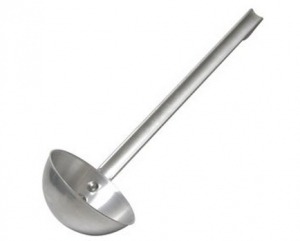 Louche aluminium promotionnelle 47cm ø 14cm