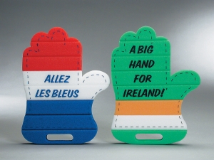 Main de supporter personnalisable