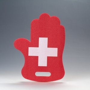 Main de supporter personnalisable