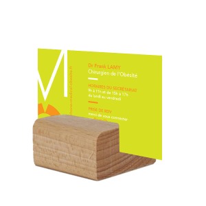 Mini support bois 40x22x40 fente 13x3mm seul