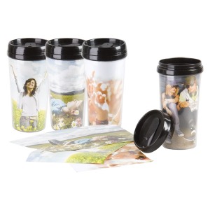 Mug isolant avec insert photo