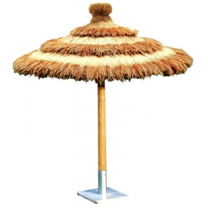 PARASOL promotionnel VALENCIA 2,45m en paille