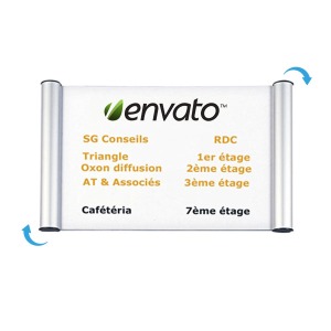 Plaque Signalisation Clic'Sign 210 x 297 mm