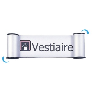 Plaque Signalisation Clic'Sign 50 x 148 mm