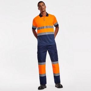 POLARIS - Polo technique promotionnel manches courtes haute visibilité