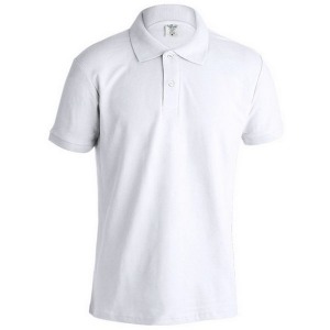 Polo personnalisable adulte blanc "keya" MPS180