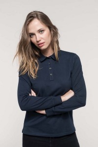 Polo jersey manches longues femme - Kariban