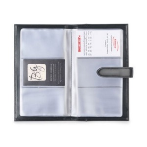 Porte-cartes de visite personnalisé en cuir Club collection