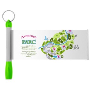 Porte-clés bannière lampe