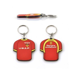 Porte-clés PVC souple 2D 2 faces, 70x50mm