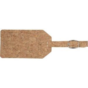 Porte-étiquette à bagage en liège