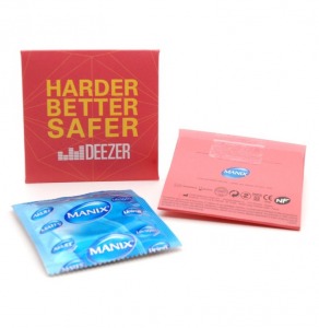 Préservatif publicitaire individuel sous pochette