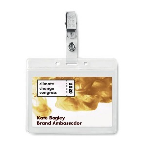 Porte-badge personnalisable en PVC