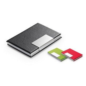 Porte-cartes publicitaire en aluminium